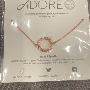 Adore gold plated Swarovski bracelet